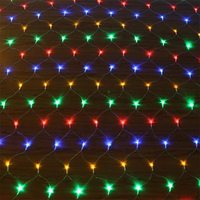 Kurtyna świetlna LED wróżka siatka sznurkowa siatka świąteczna 3x2m 200LED ue 220V wesele girlanda żarówkowa na nowy rok zewnętrzna dekoracja ogrodowa 1